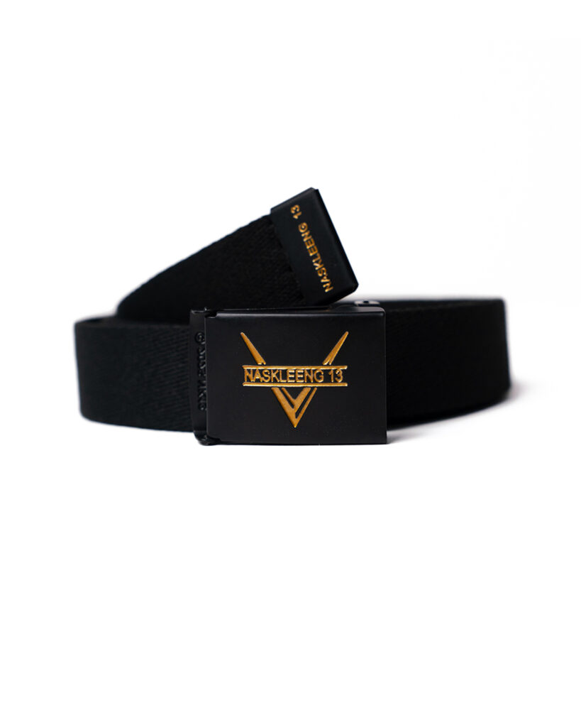Webbing Belt V-Twindeb Black
