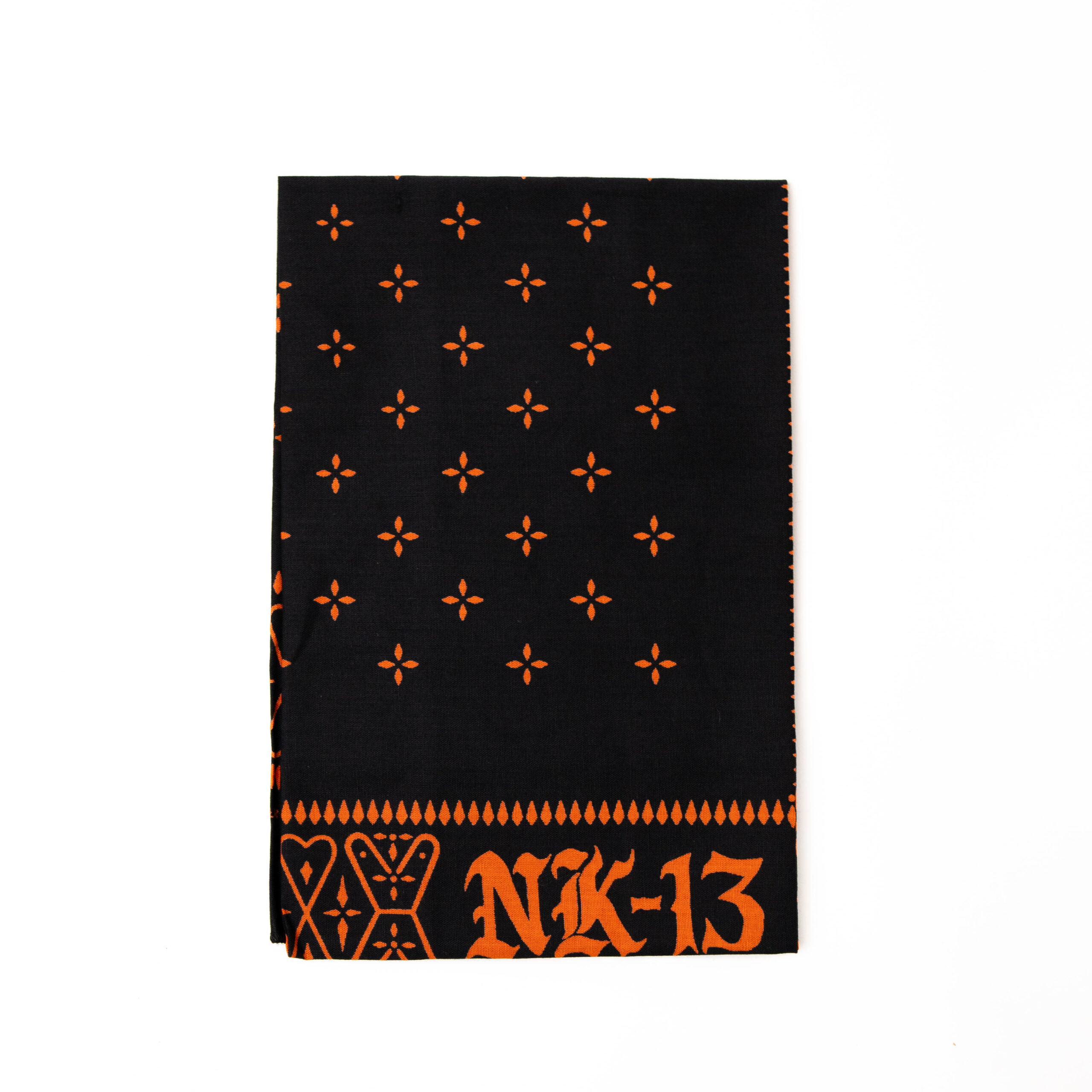 Bandana NK13 Black Orange - Image 2