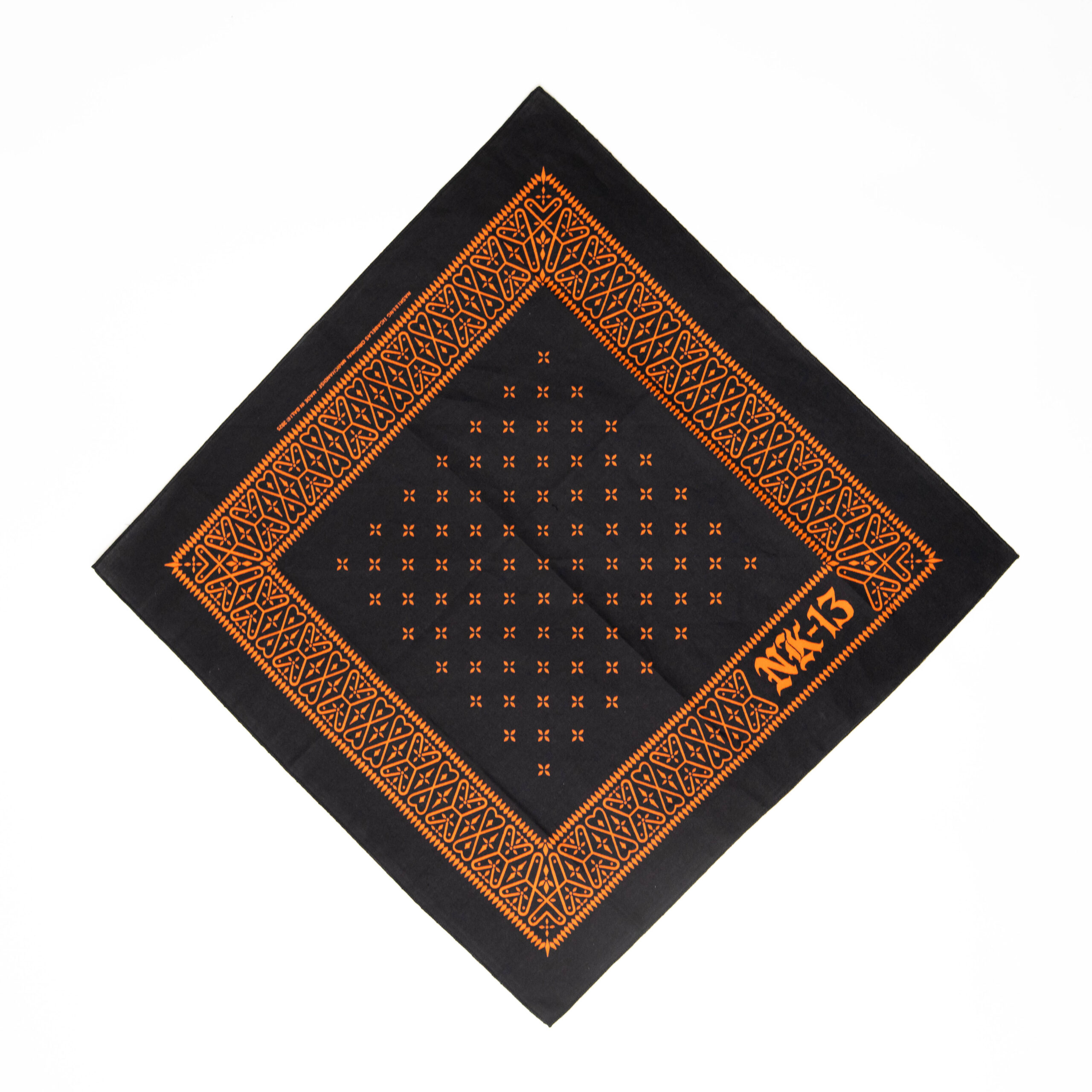 Bandana NK13 Black Orange - Image 4