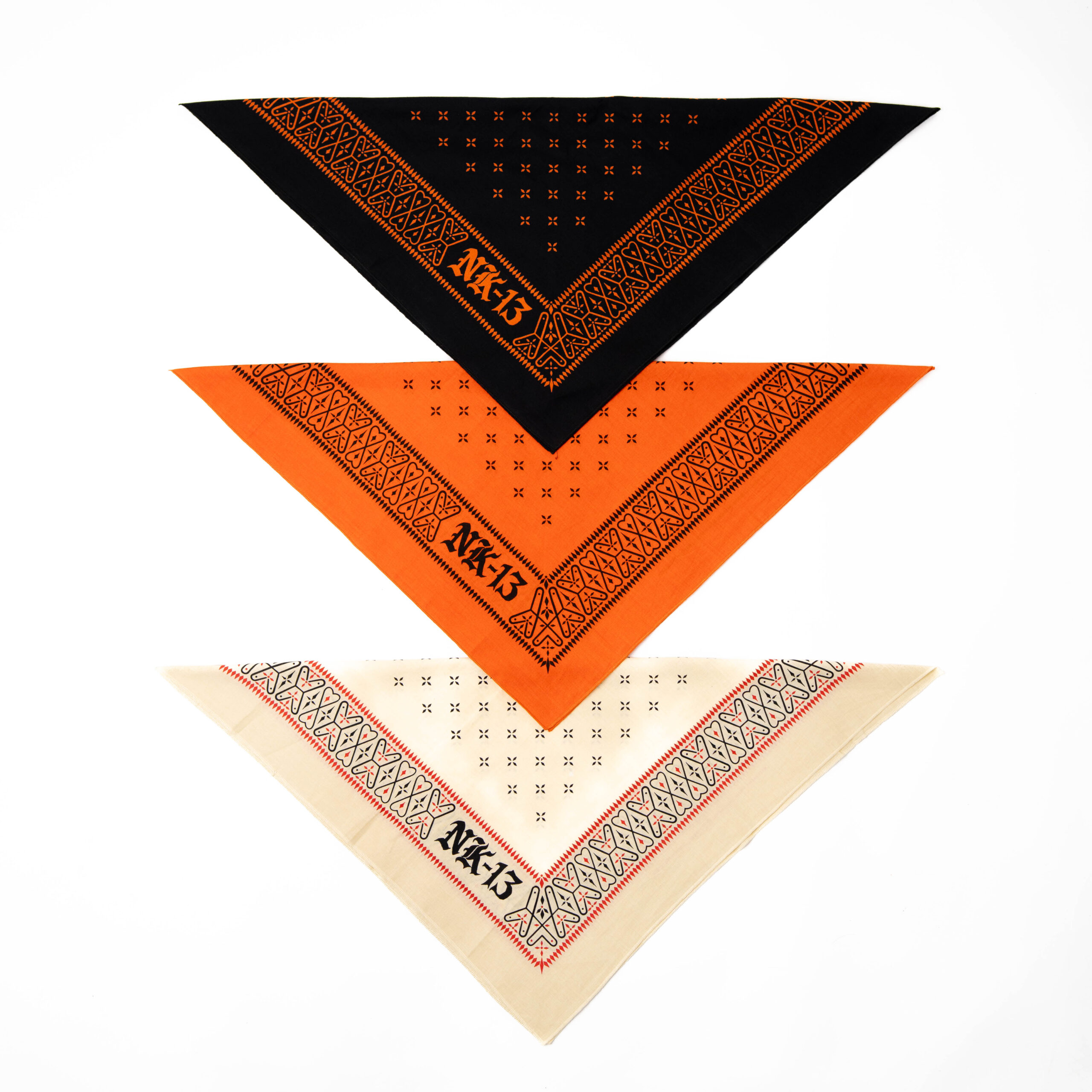 Bandana NK13 Black Orange - Image 7