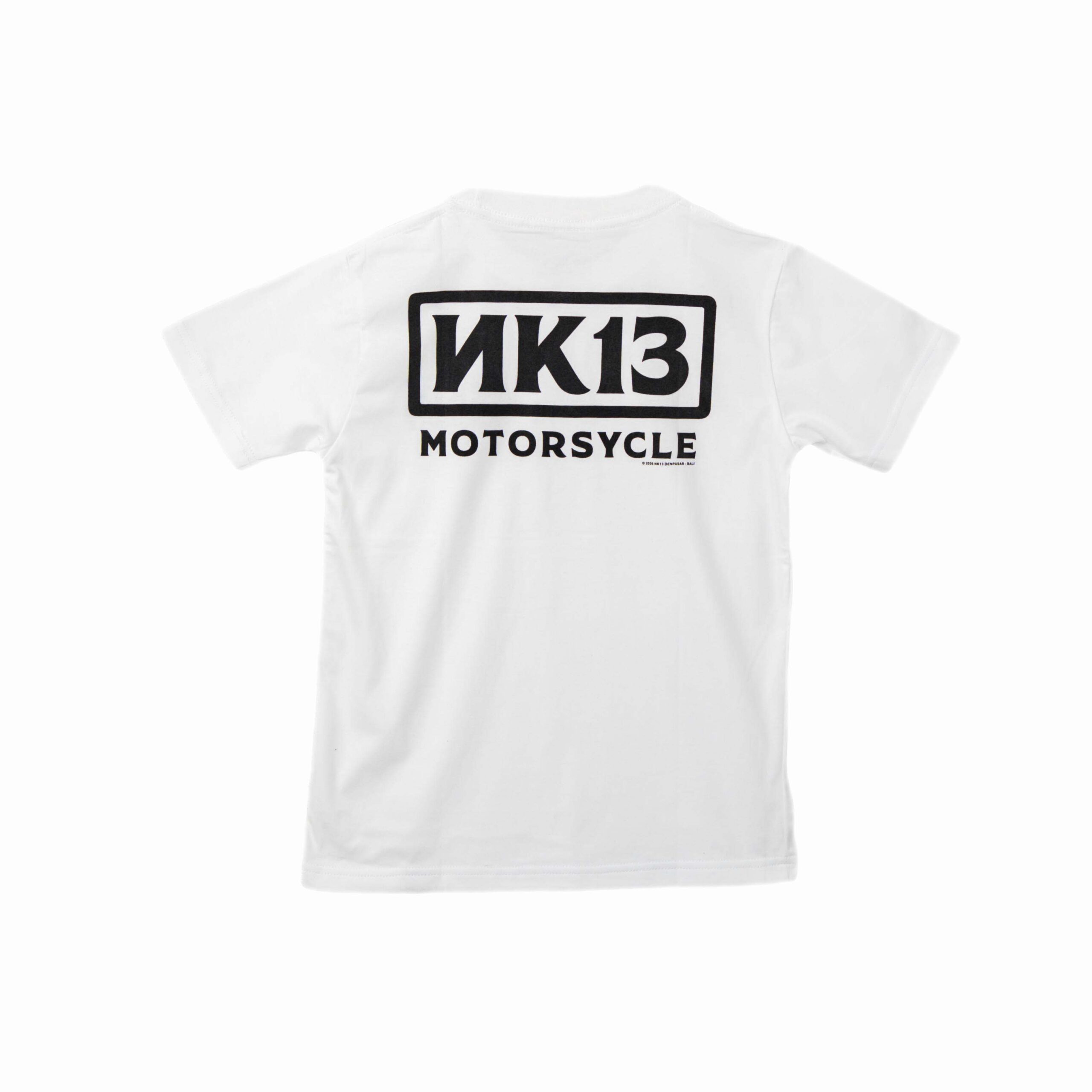 T-Shirt Kids Blockhd White - Image 2