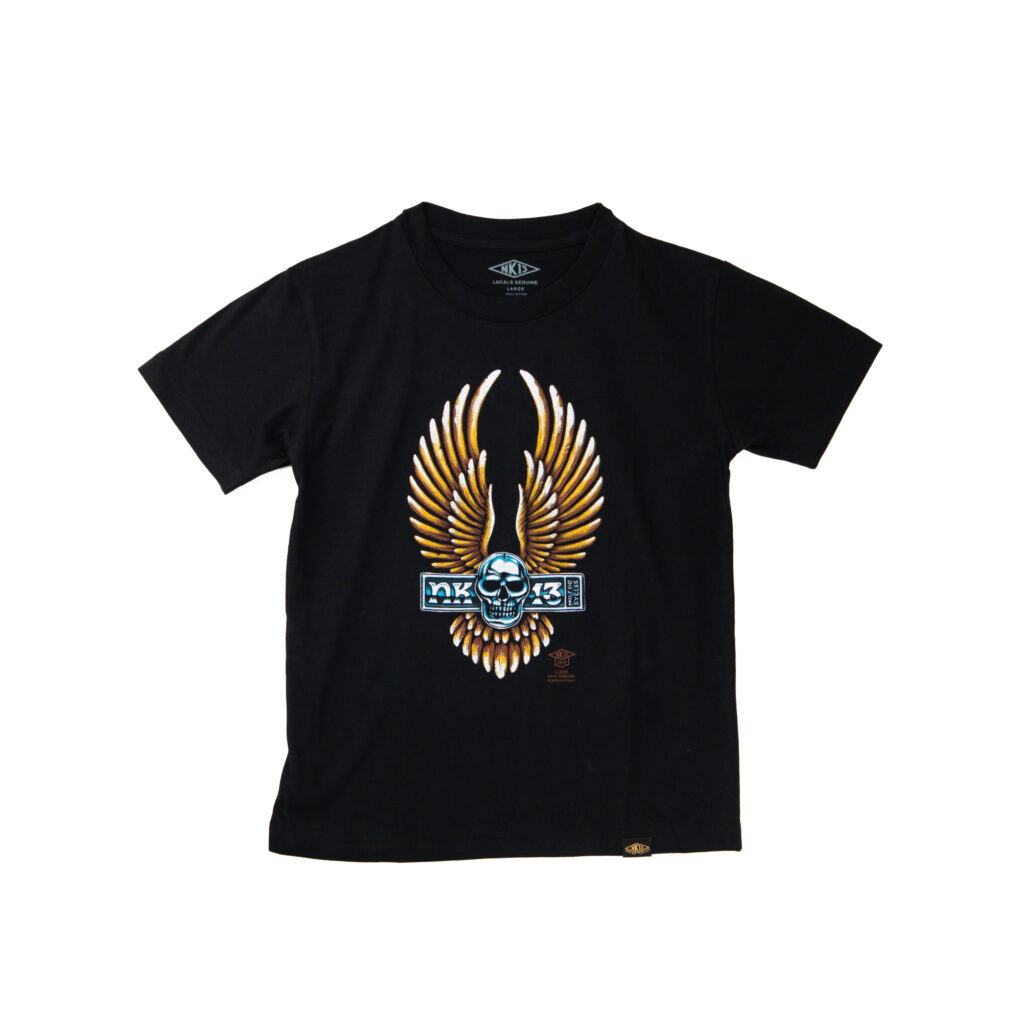 T-Shirt Kids 3D Wingtip Black